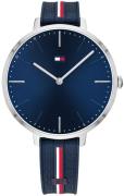 Tommy Hilfiger Dameur 1782154 Blå/Gummi Ø38 mm