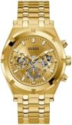 Guess Herreur GW0260G4 Continental Guld/Gul guldtonet stål Ø44 mm
