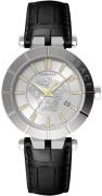 Versace Herreur VE2B00121 V Race Sølvfarvet/Læder Ø43 mm