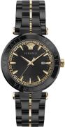 Versace Herreur VE2F00621 Aion Sort/Stål Ø44 mm