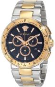 Versace Herreur VFG100014 Mystique Chrono Sort/Stål Ø45 mm