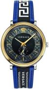 Versace Herreur VEBQ01419 V Circle Sort/Tekstil Ø42 mm