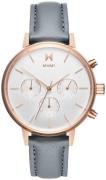 MVMT Dameur FC01-RGGR Nova Hvid/Læder Ø38 mm