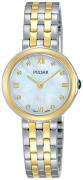 Pulsar Dameur PM2244X1 Attitude Hvid/Gul guldtonet stål Ø26 mm