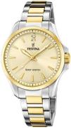 Festina Dameur F20655-3 Petite Guld/Gul guldtonet stål Ø34 mm