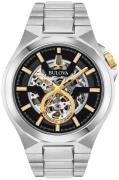 Bulova Herreur 98A224 Sort/Stål Ø46 mm