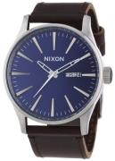 Nixon Herreur A1051524-00 Blå/Læder Ø42 mm