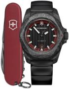 Victorinox Herreur 242024.1 I.N.O.X. Sort/Gummi Ø41 mm