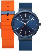 Bering Herreur 10141-397 Classic Blå/Gummi Ø41 mm