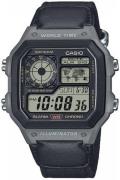 Casio Herreur AE-1200WHUB-8AVEF Vintage LCD/Tekstil