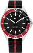 Tommy Hilfiger Herreur 1792010 Logan Sort/Tekstil Ø43 mm