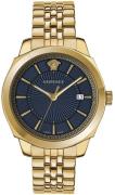 Versace Herreur VEV901423 Icon Classic Sort/Guldtonet stål Ø42 mm