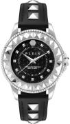 Philipp Plein Dameur PWPQA0124 Rock Couture Sort/Læder Ø38 mm