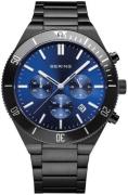 Bering Herreur 15043-727 Classic Blå/Stål Ø43 mm