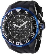 Invicta Herreur 37715 Speedway Sort/Gummi Ø50 mm