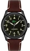 Lacoste Herreur 2011299 Adventurer Sort/Læder Ø42 mm