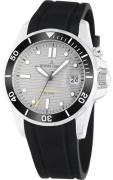 Jacques Lemans Herreur 1-2170B Hybromatic Grå/Gummi Ø41 mm