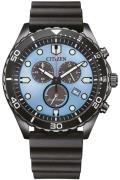 Citizen Herreur AT2567-18L Eco Drive Blå/Gummi Ø43 mm