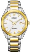 Citizen Herreur BM7624-82A Promaster Hvid/Guldtonet stål Ø38 mm