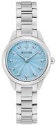 Bulova Dameur 96P250 Sutton Blå/Stål Ø28 mm