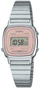 Casio Dameur LA670WEA-4A2EF Vintage Mini Rosa/Stål Ø24.6 mm