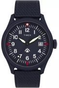Timex Herreur TW2W23600 The Expedition Blå/Tekstil Ø43 mm