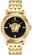 Versace Herreur VESN00922 V Code Sort/Gul guldtonet stål Ø43 mm