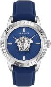 Versace Herreur VESN00122 V Code Blå/Læder Ø43 mm