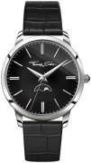Thomas Sabo Dameur WA0325-218-203 Moonphase Sort/Læder Ø42 mm
