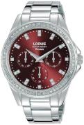 Lorus Dameur RP639DX9 Multifunction Rød/Stål Ø38 mm
