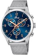 Lotus Herreur 18637/3 Minimalist Blå/Stål Ø43 mm