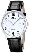 Lotus Herreur 18239/1 Classic Hvid/Læder Ø40 mm