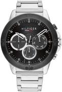 Tommy Hilfiger Herreur 1674786 Classic Sort/Stål Ø46 mm