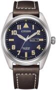 Citizen Herreur BM8560-37L Classic Blå/Læder Ø42 mm