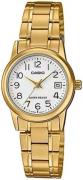 Casio Dameur LTP-V002G-7B2UDF Classic Hvid/Gul guldtonet stål Ø32 mm