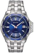 Bulova Herreur 98B297 Classic Blå/Stål Ø45 mm