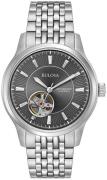 Bulova Herreur 96A190 Window Grå/Stål Ø40 mm