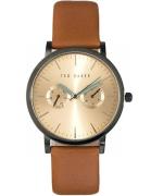 Ted Baker Herreur 10009249 Brit Guldfarvet/Læder Ø41 mm