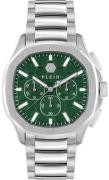 Philipp Plein Herreur PWSAA0223 High-Conic Grøn/Stål Ø44 mm