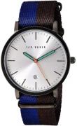 Ted Baker Herreur 10026315 Graham Sølvfarvet/Gummi Ø41 mm