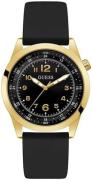 Guess Herreur GW0494G2 Max Sort/Gummi Ø42 mm