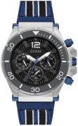 Guess Herreur GW0415G2 Pilot Sort/Gummi Ø50 mm