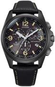 Citizen Herreur CB5925-15E Eco Drive Sort/Læder Ø42 mm