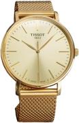 Tissot Herreur T143.410.33.021.00 Everytime Guldfarvet/Gul guldtonet