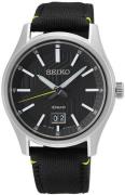 Seiko Herreur SUR517P1 Classic Sort/Tekstil Ø40 mm