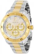 Invicta Dameur 36727 Angel Sølvfarvet/Gul guldtonet stål Ø38 mm