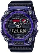 Casio Herreur GA-900TS-6AER G-Shock Sort/Læder Ø46 mm