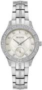 Bulova Dameur 96L291 Hvid/Stål Ø30.9 mm