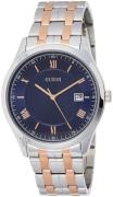 Guess Herreur W1218G5 Blå/Rosaguldtonet stål Ø42 mm