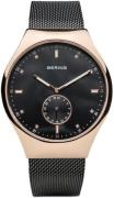 Bering Herreur 70142-262 Smart Traveler Sort/Stål Ø42 mm